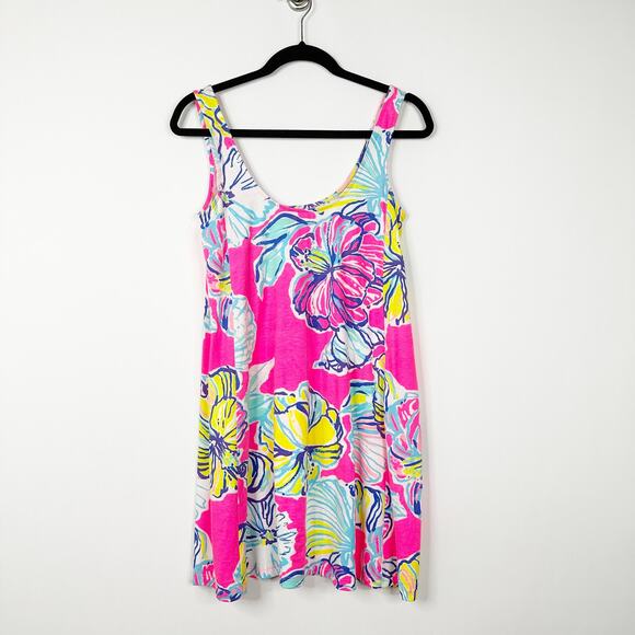 Lilly Pulitzer Carmel Dress Kir Royal Swept by The Tides Swing Dress XS #7503 - Picture 3 of 12